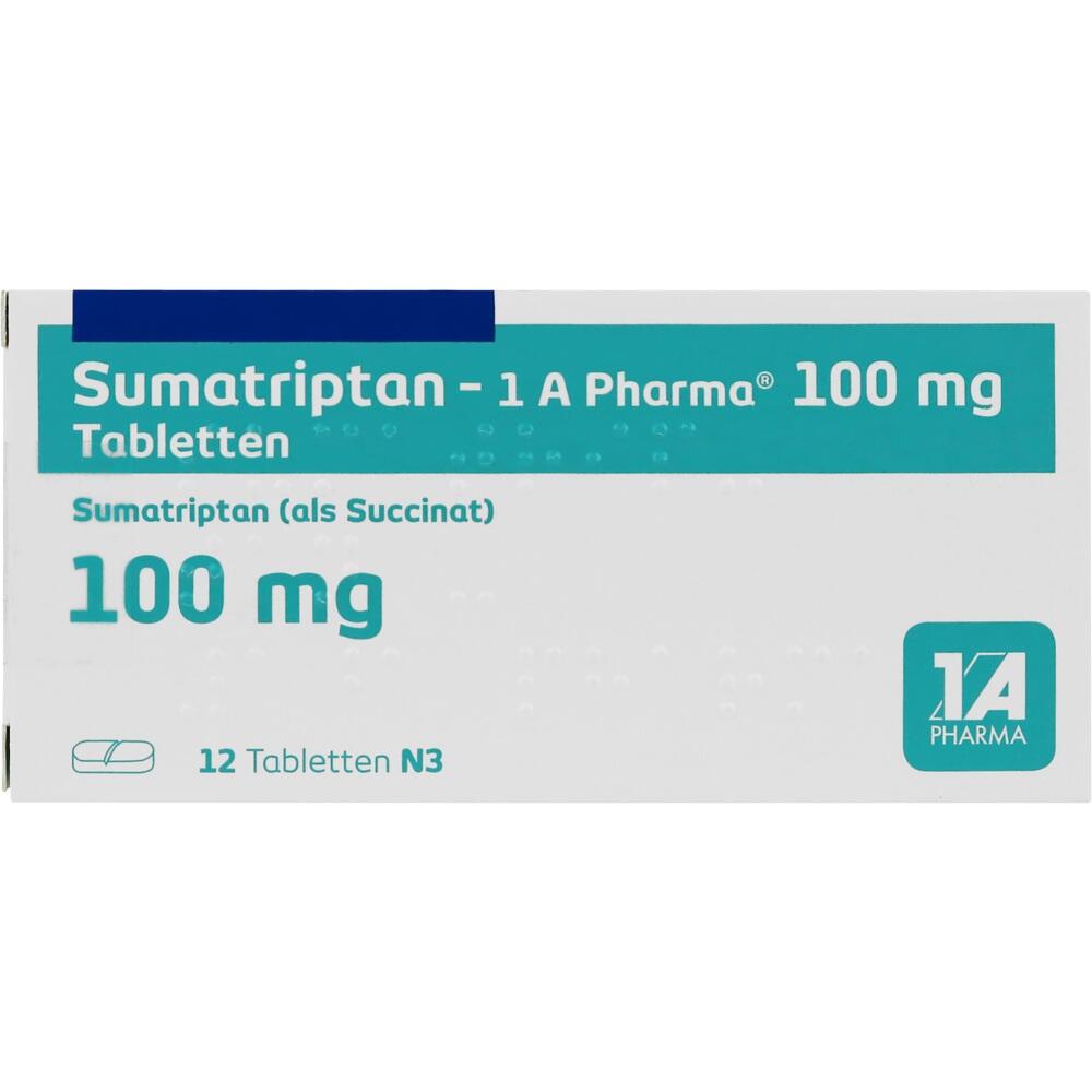Sumatriptan-1 A Pharma 100mg 12 St Tabletten