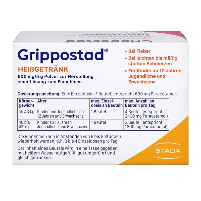 Grippostad HEIßGETRÄNK 10 St Pulver