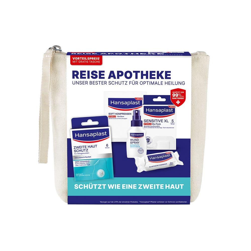 Hansaplast REISE APOTHEKE + 20% Rabatt* 1 St Kombipackung