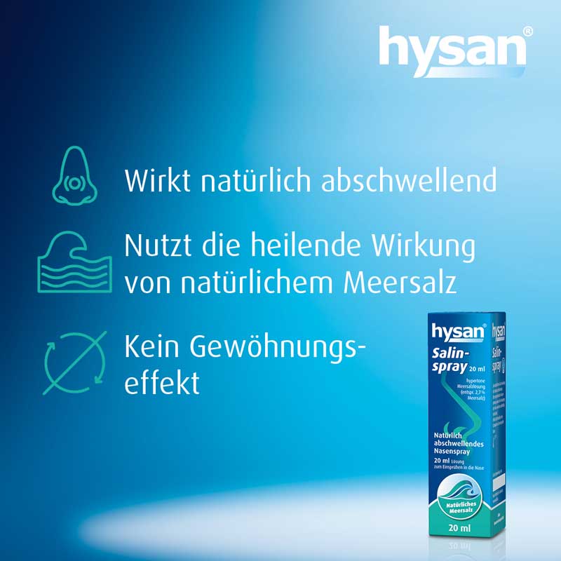 Hysan Salinspray 20 ml Nasenspray
