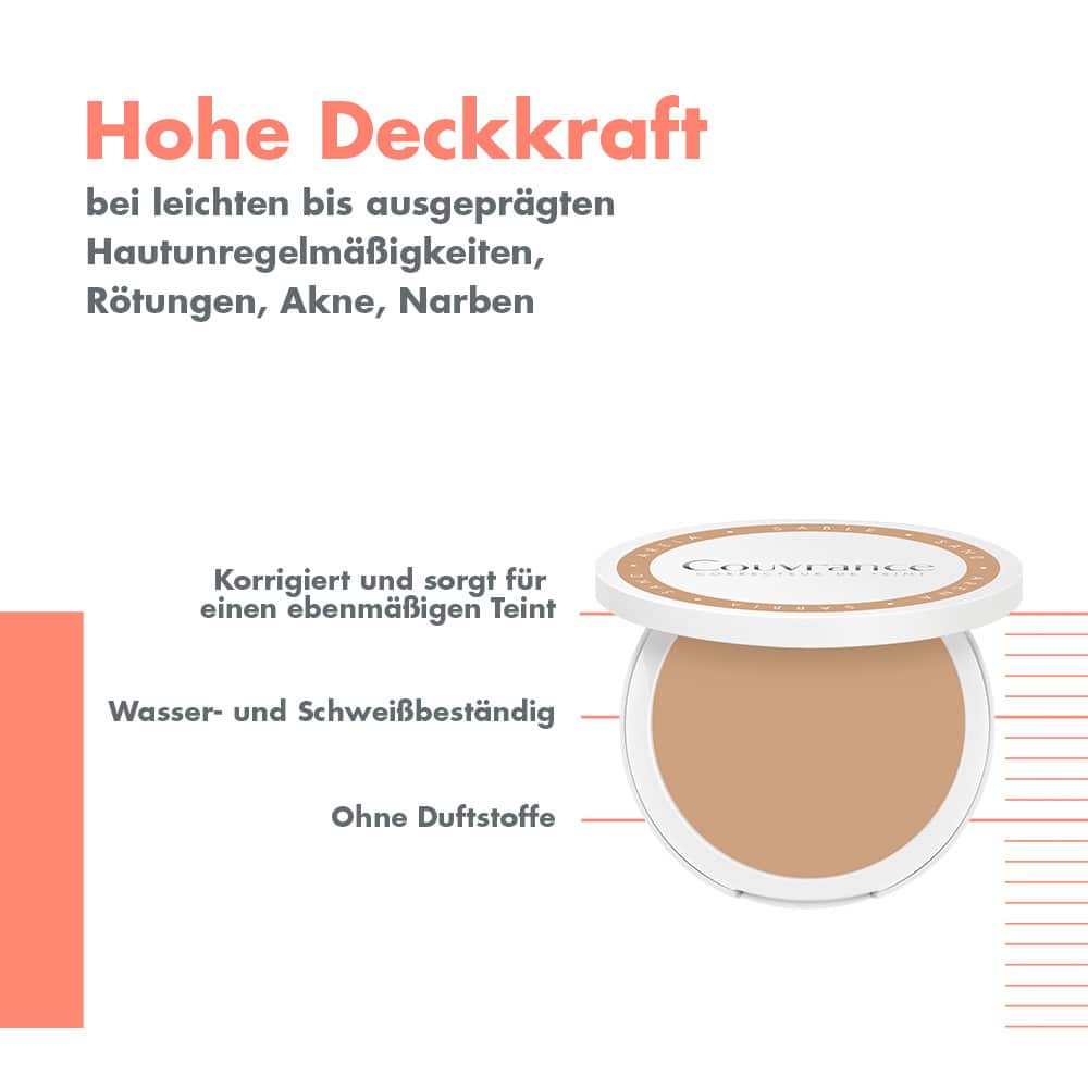 Avène Couvrance Kompakt Creme-Make-up Sand 1.2  8.5 g Creme