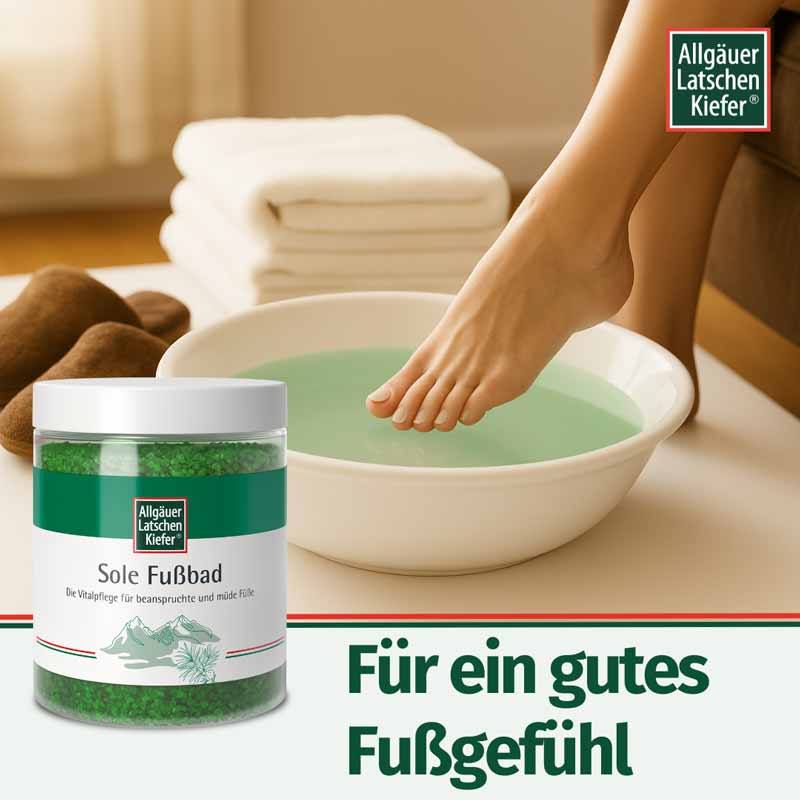 Allgäuer Latschen Kiefer Sole Fußbad  350 g Bad