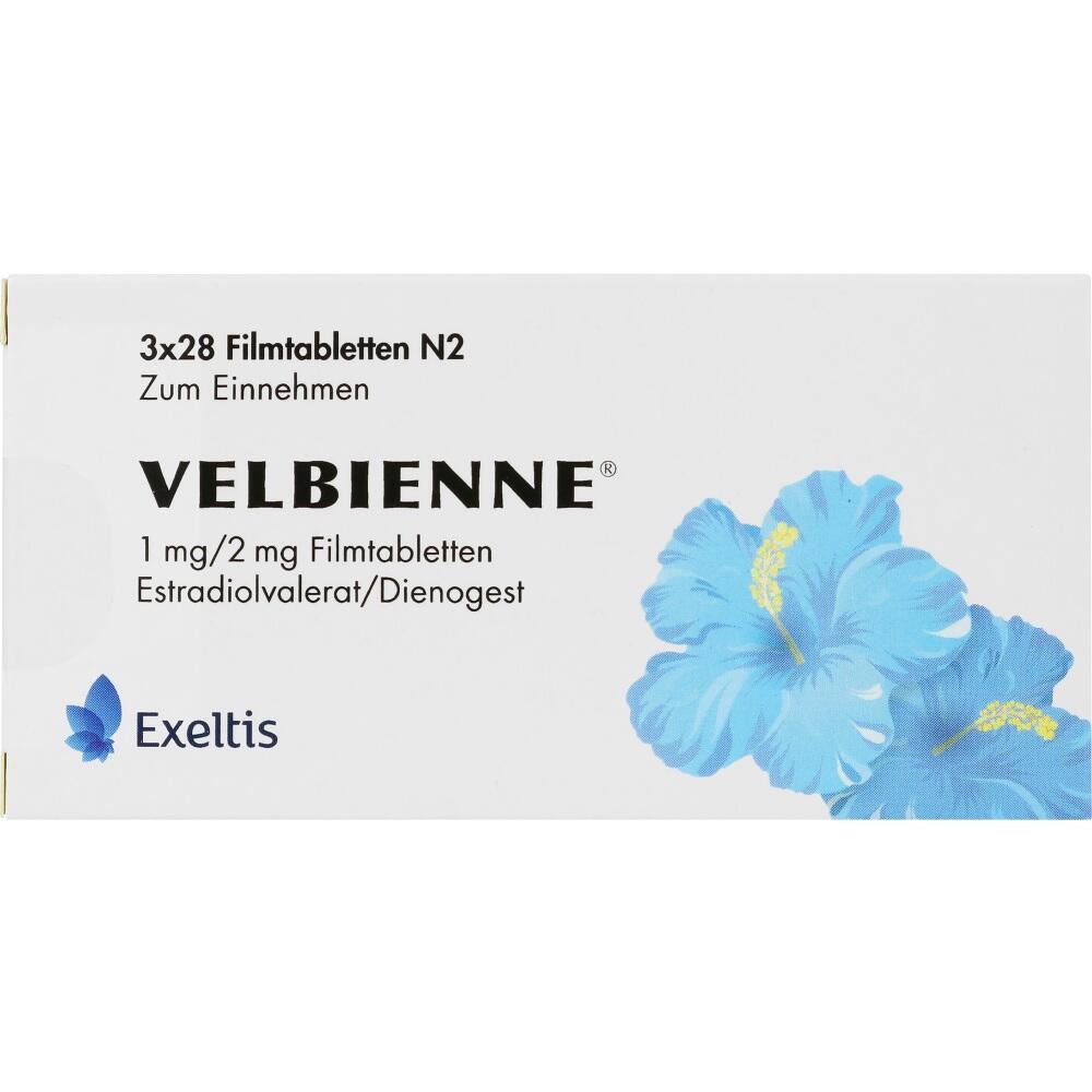 VELBIENNE 1 mg/2 mg Filmtabletten 3X28 St Filmtabletten