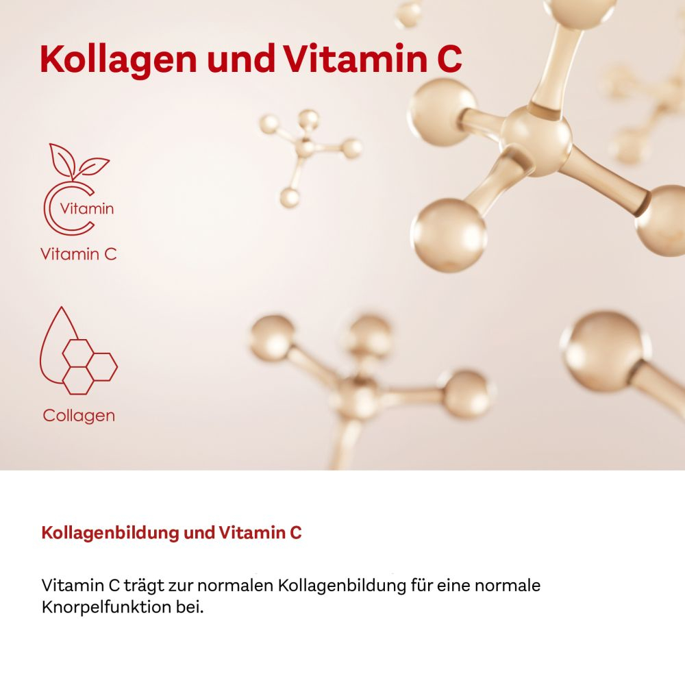 Doppelherz system KOLLAGEN 11.000 PLUS VITAMIN C + D 30X25 ml Ampullen