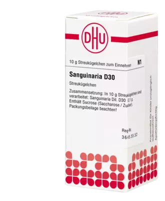 SANGUINARIA D 30 Globuli 10 g Globuli