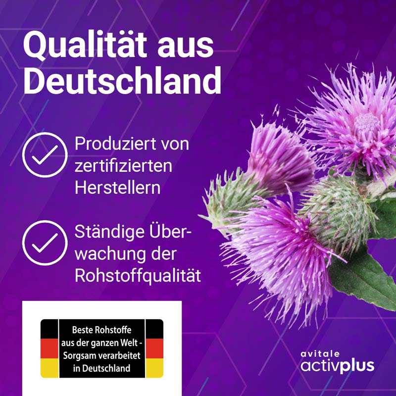 avitale ACTIVPLUS MARIENDISTEL + ARTISCHOCKE + LÖWENZAHN 120 St Kapseln