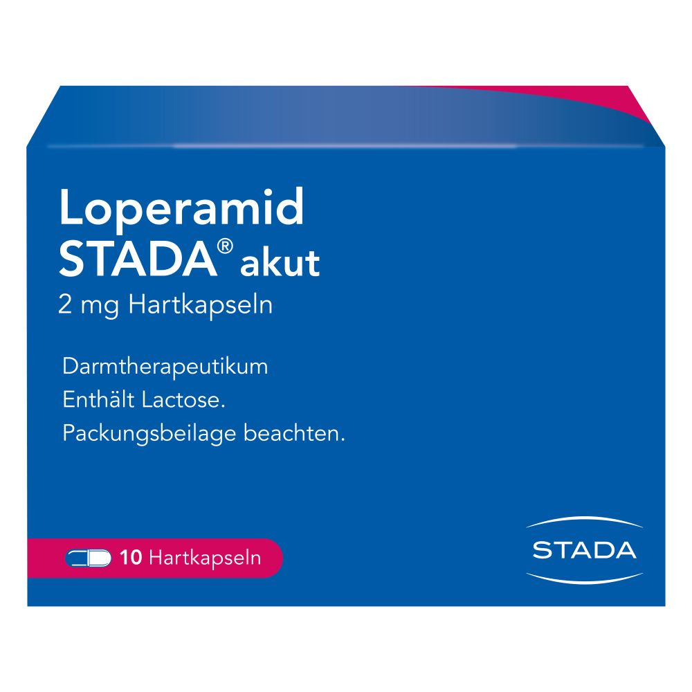 Loperamid STADA akut 2 mg 10 St Hartkapseln