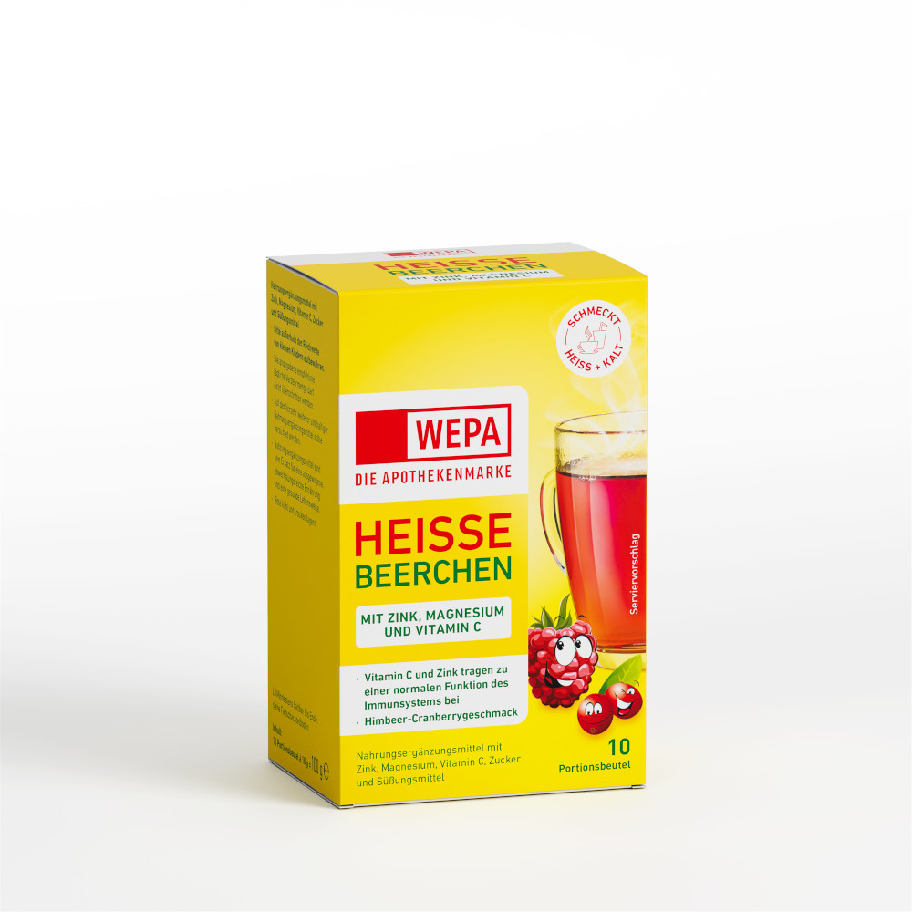 WEPA HEISSE BEERCHEN 10X10 g Pulver
