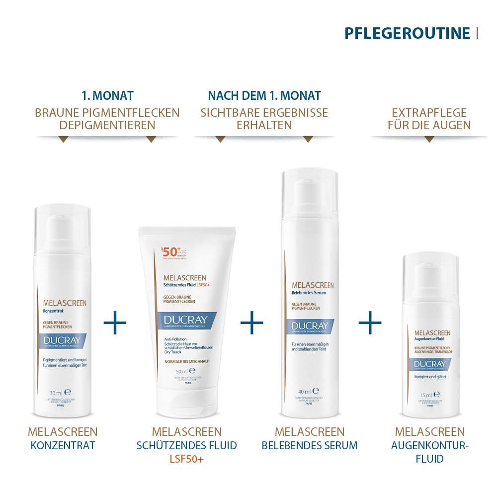 DUCRAY MELASCREEN Schützendes Fluid LSF50+ 50 ml Creme