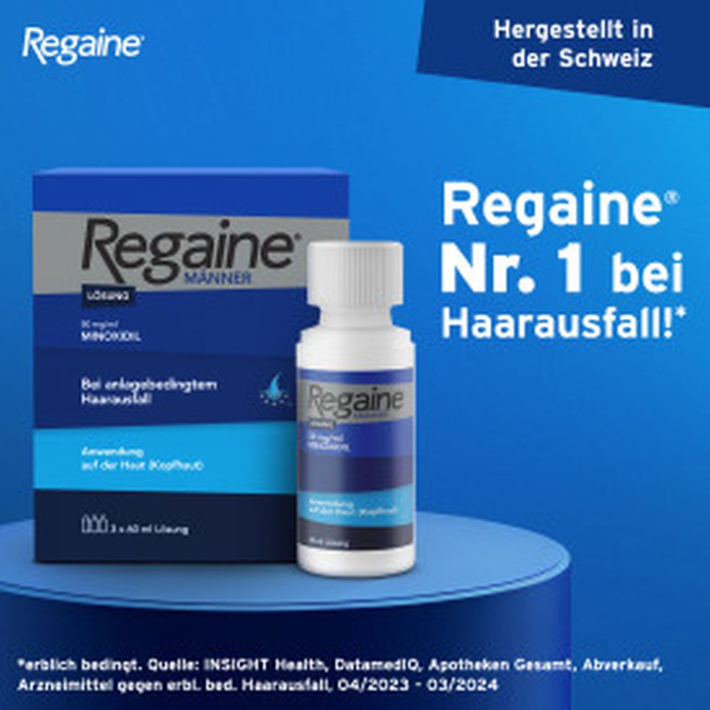 Regaine Männer Lösung (1 Monats Packung) bei erblich bedingtem Haarausfall