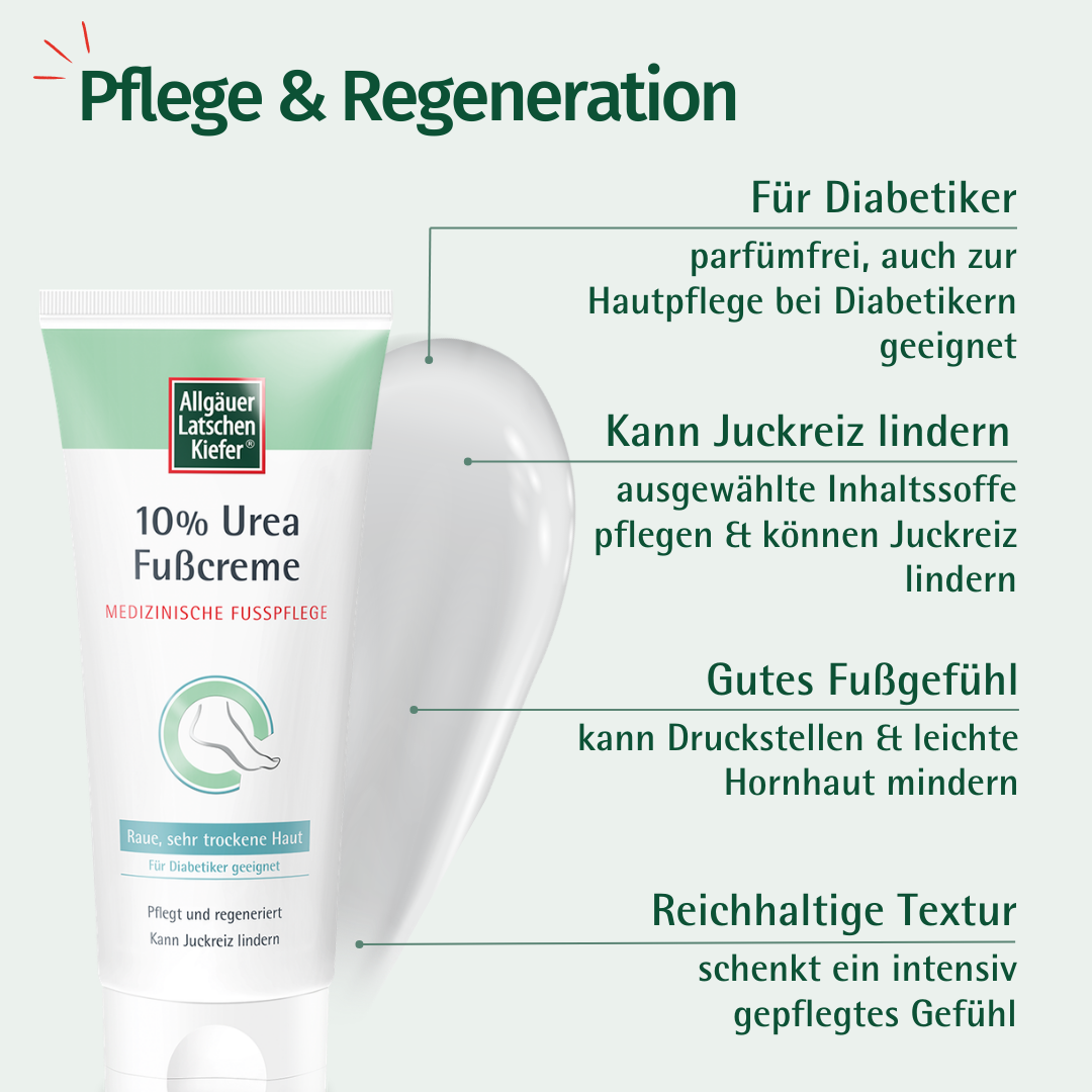Allgäuer Latschen Kiefer 10% Urea Fußcreme 100 ml Creme