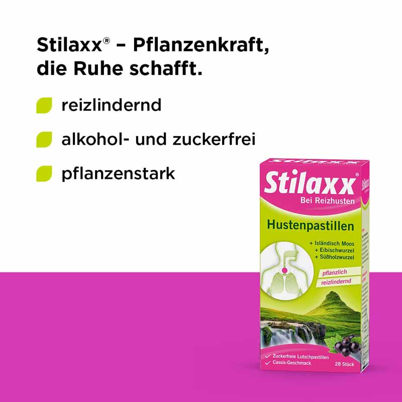 Stilaxx Hustenpastillen 28 Pastillen bei Reizhusten 28 St Lutschpastillen