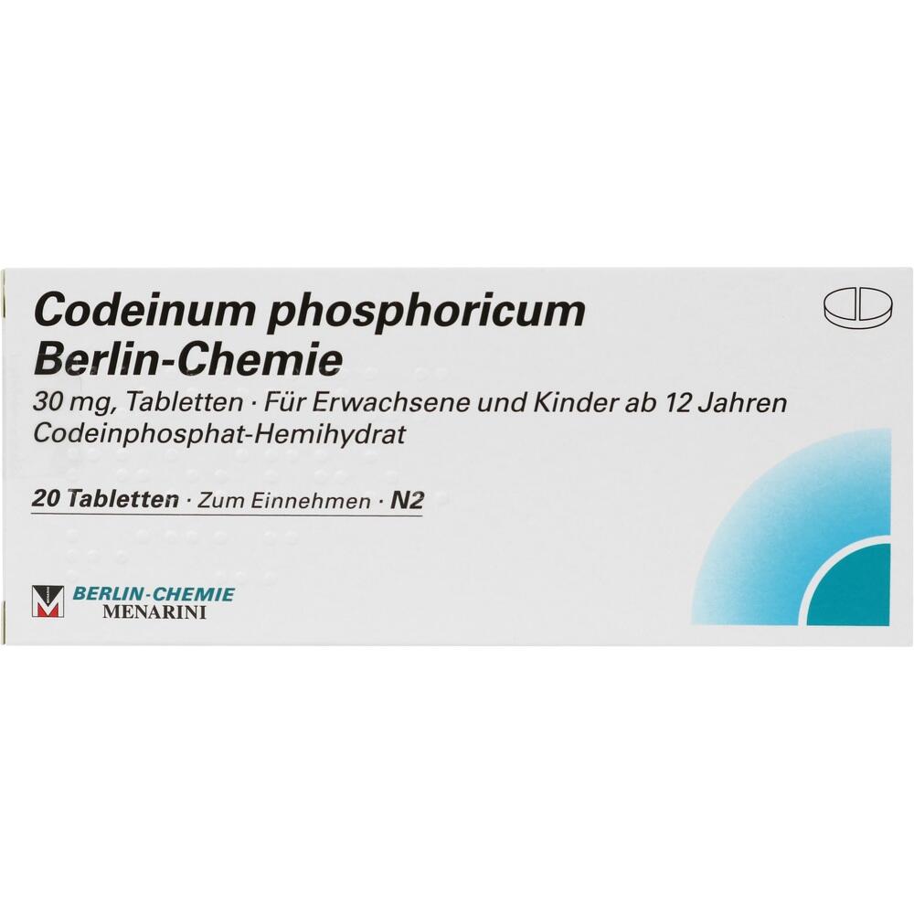 Codeinum phosphoricum Berlin-Chemie 20 St Tabletten
