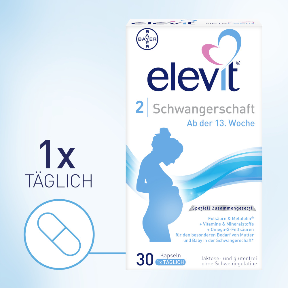 elevit 2 Schwangerschaft 30 St Weichkapseln