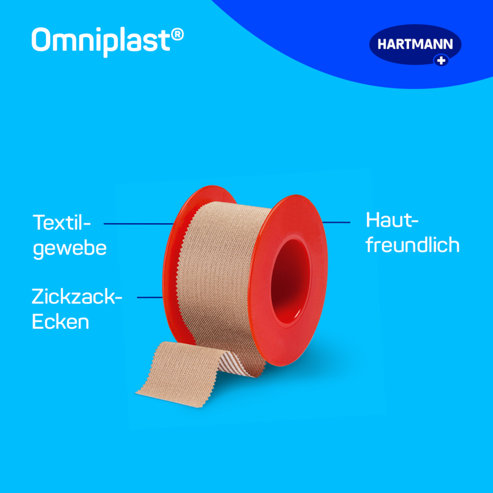 omniplast 2,5cm x 5m 1 St Pflaster