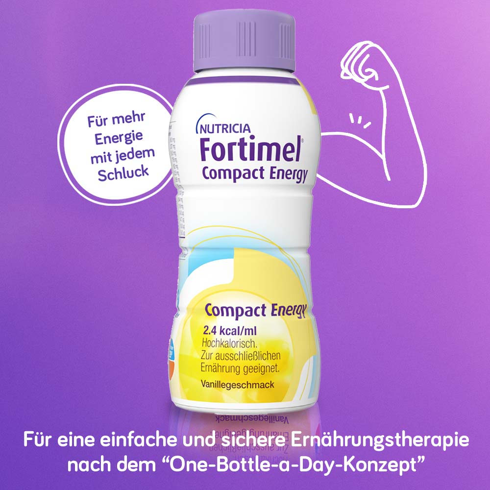 Fortimel Compact Energy Trinknahrung Vanille 4X300 ml Flüssigkeit