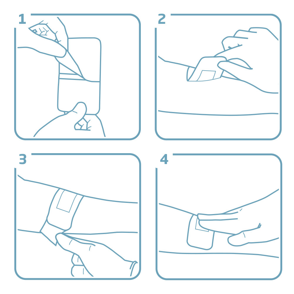 Leukomed skin sensitive 5x7,2 5 St Pflaster