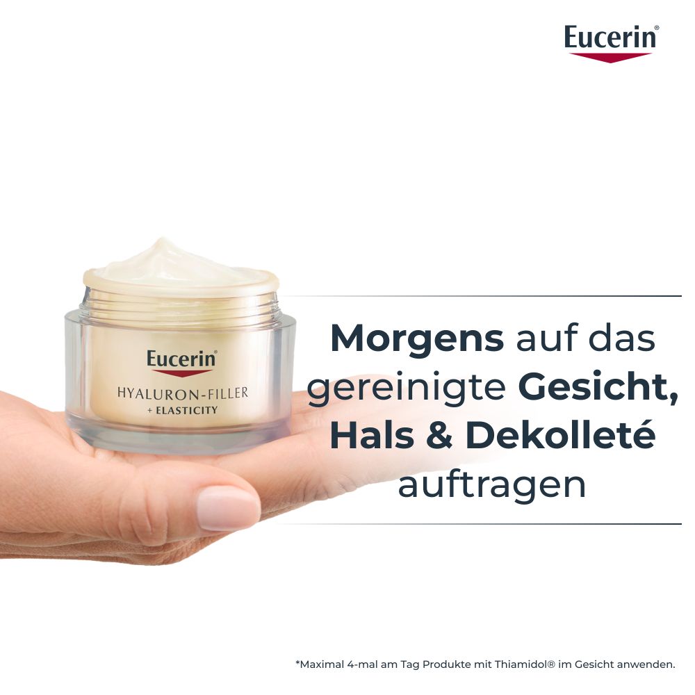 Eucerin HYALURON FILLER + ELASTICITY TAG LSF 30 Nachfüllpack 50 ml Creme