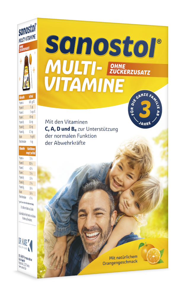 sanostol MULTIVITAMINE 230 ml Saft