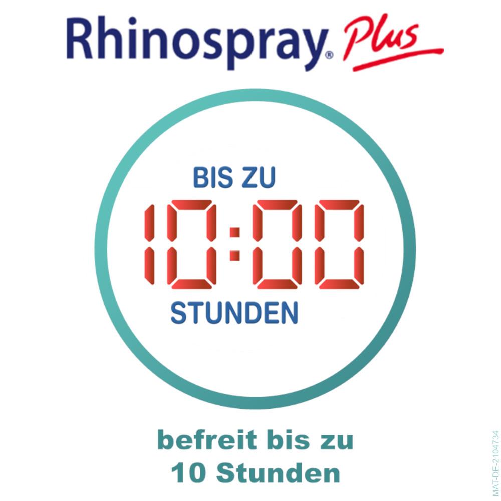 Rhinospray Plus bei Schnupfen Nasenspray Doppelpack 2X10 ml Dosierspray