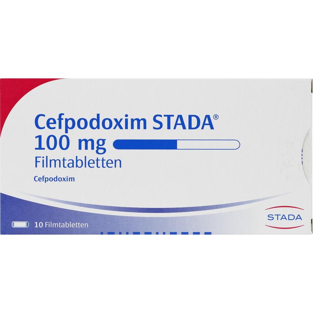 Cefpodoxim STADA 100mg 10 St Filmtabletten