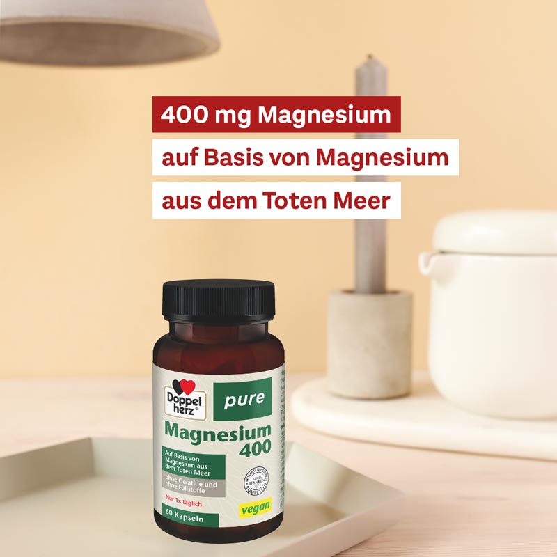 Doppelherz pure Magnesium 400  60 St Kapseln