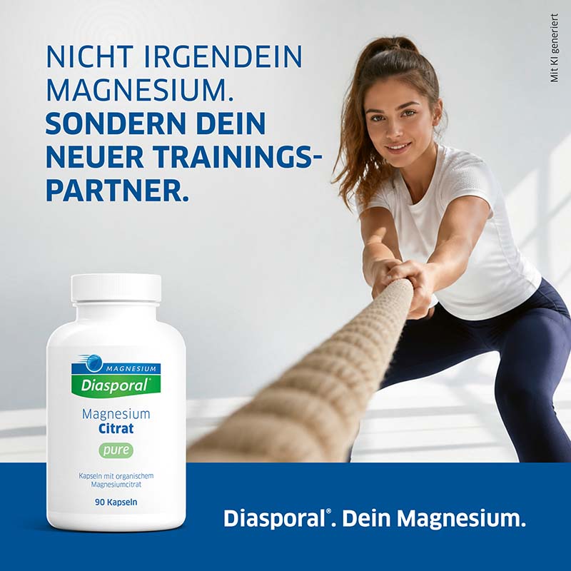 MAGNESIUM Diasporal Magnesium Citrat pure 90 St Kapseln