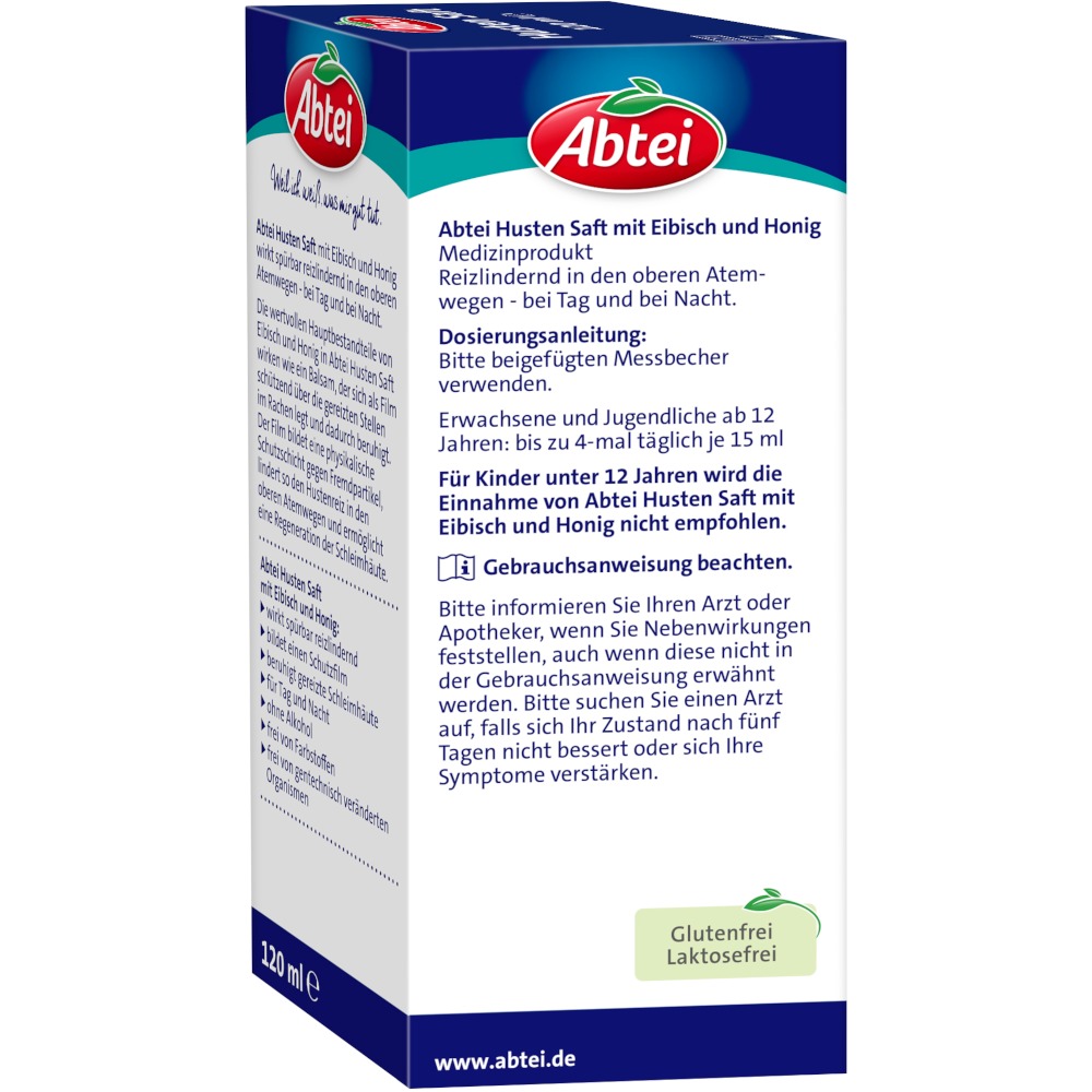 ABTEI Husten Saft Eibisch Honig  120 ml Sirup