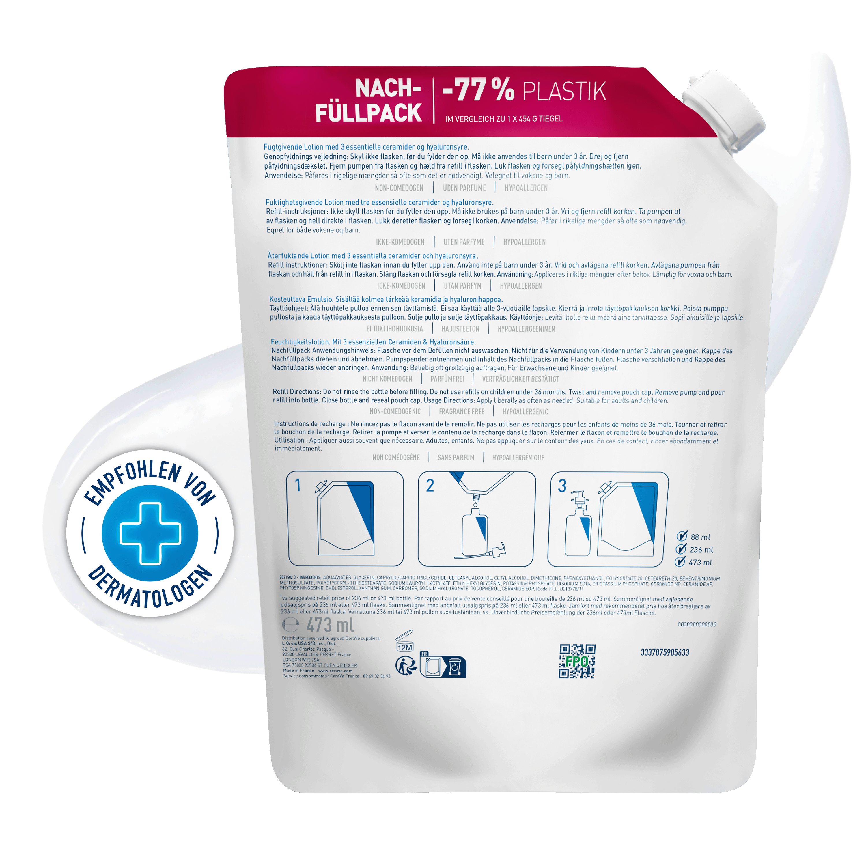 CeraVe Feuchtigkeitslotion NF 473 ml Lotion