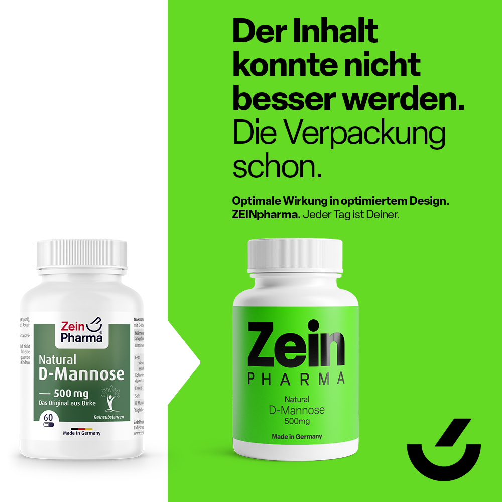 Zein PHARMA Natural D-Mannose 500mg  60 St Kapseln