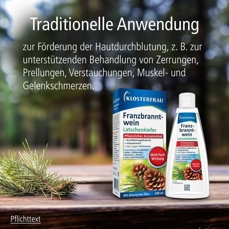 Klosterfrau Franzbranntwein Latschenkiefer 200 ml Franzbranntwein