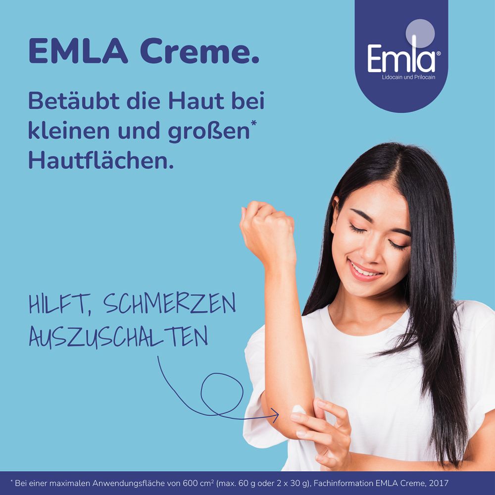Emla 25 Mg/g + 25 Mg/g Creme + 12 Tegaderm  5X5 g Creme