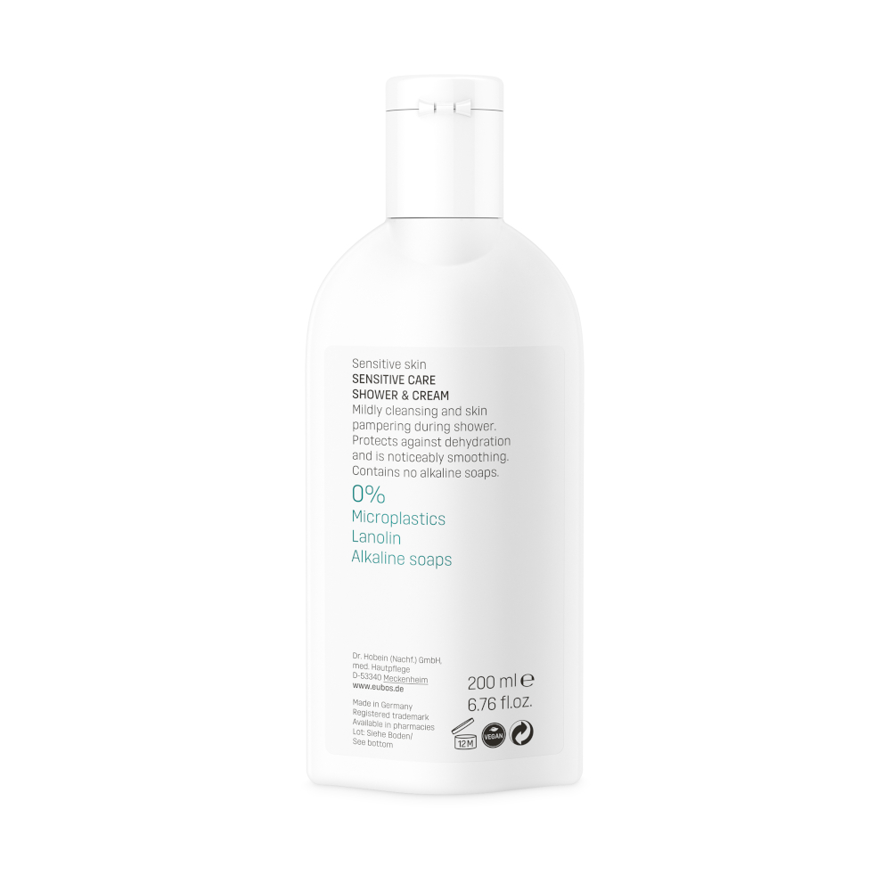EUBOS SENSITIVE PFLEGE Dusch & Creme  200 ml Emulsion