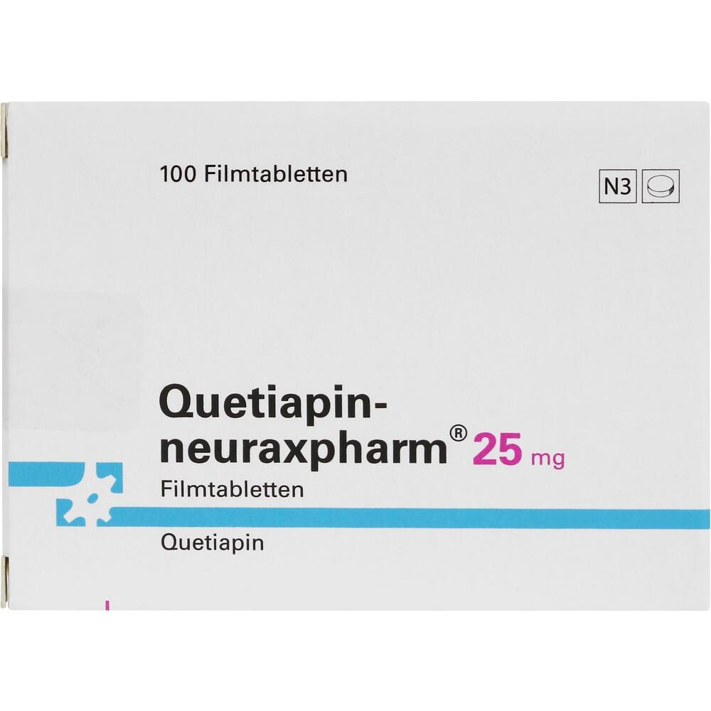 Quetiapin-neuraxpharm 25mg 100 St Filmtabletten