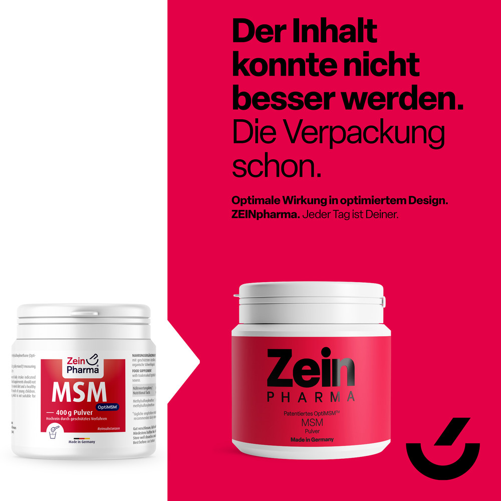 Zein Pharma OptiMSM 400 g Pulver 400 g Pulver