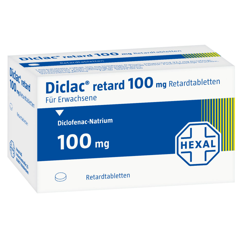 Diclac retard 100mg 100 St Retard-Tabletten