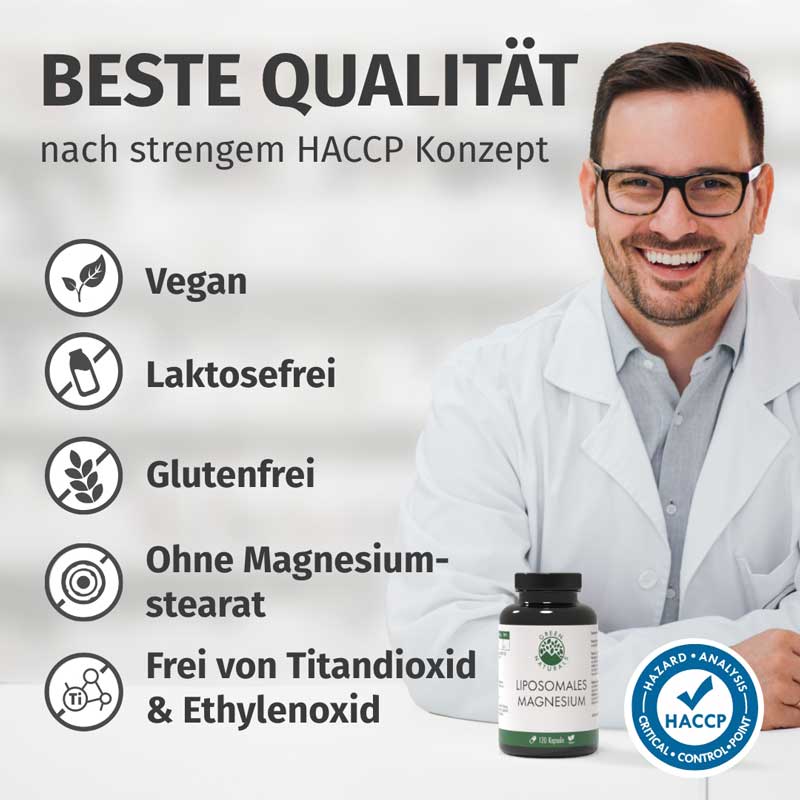 GREEN NATURALS Magnesium Citrat 120 St Kapseln