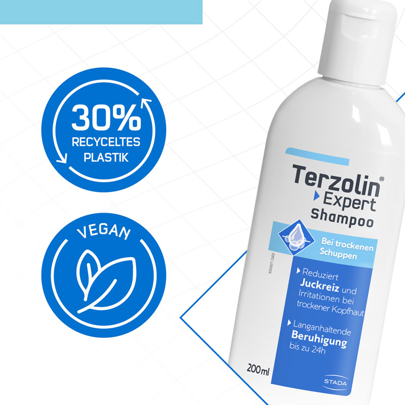 Terzolin Expert Schuppen-Shampoo bei trockener Kopfhaut 200 ml Shampoo