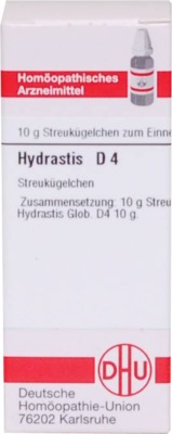 HYDRASTIS D 4 Globuli 10 g Globuli