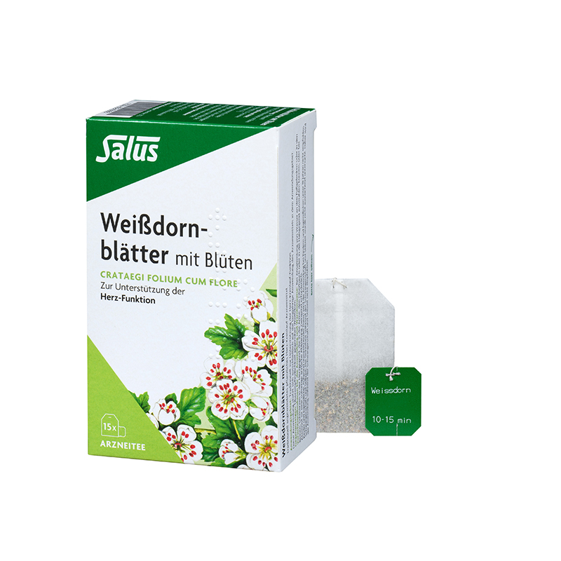 Salus Weißdornblätter mit Blüten Tee  15 St Filterbeutel