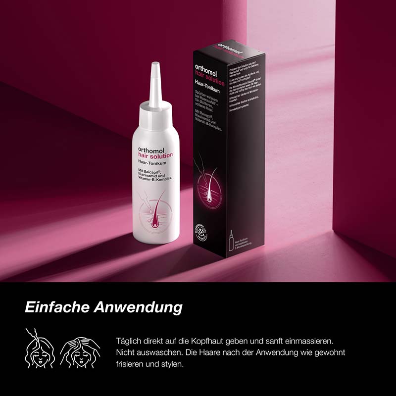 orthomol hair solution - mit dem Wirkstoffkomplex Baicapil