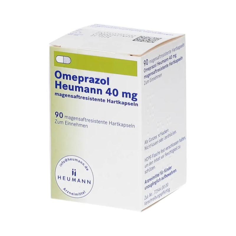 Omeprazol Heumann 40 mg 90 St Magensaftresistente Hartkapseln