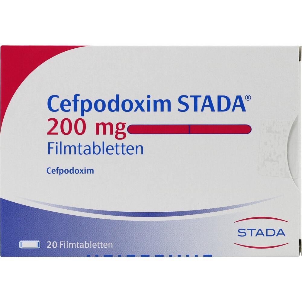 Cefpodoxim STADA 200mg 20 St Filmtabletten