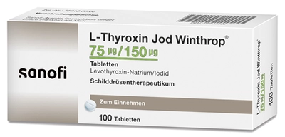 L-Thyroxin Jod Winthrop 75μg/150μg 100 St Tabletten