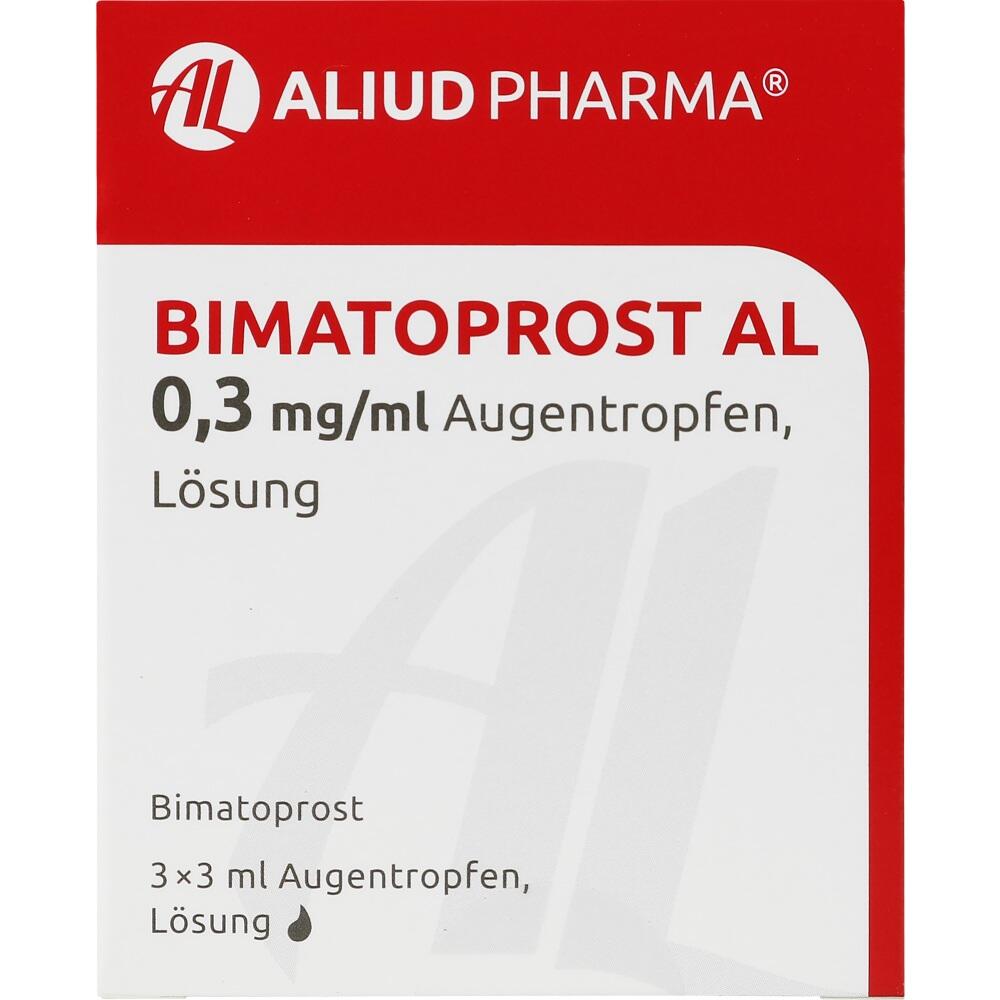 BIMATOPROST AL 0,3 mg/ml 3X3 ml Augentropfen