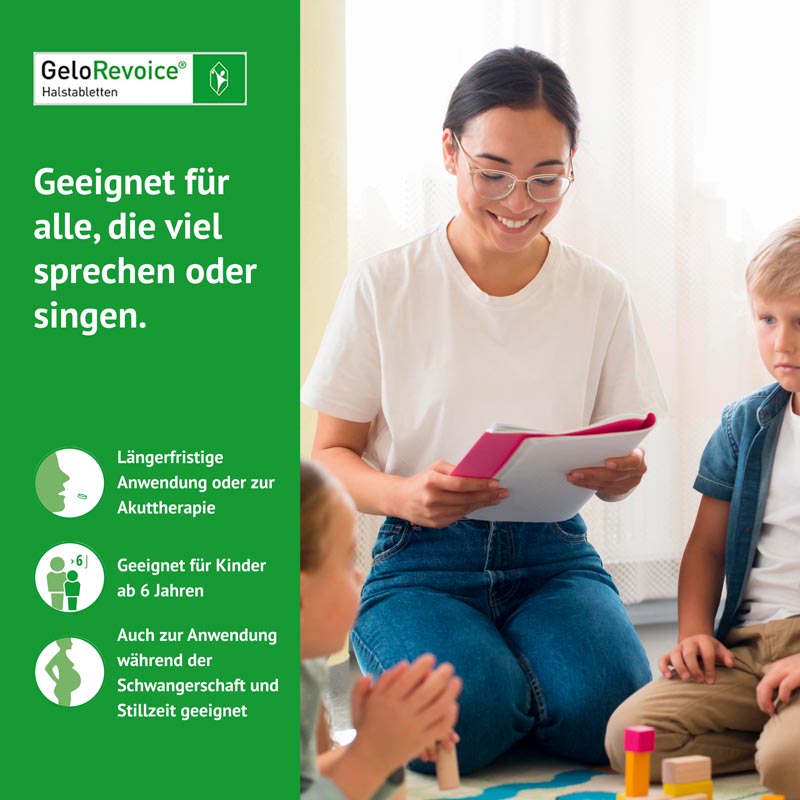 GeloRevoice Halstabletten Kirsch-Menthol 20 St. 20 St Lutschtabletten