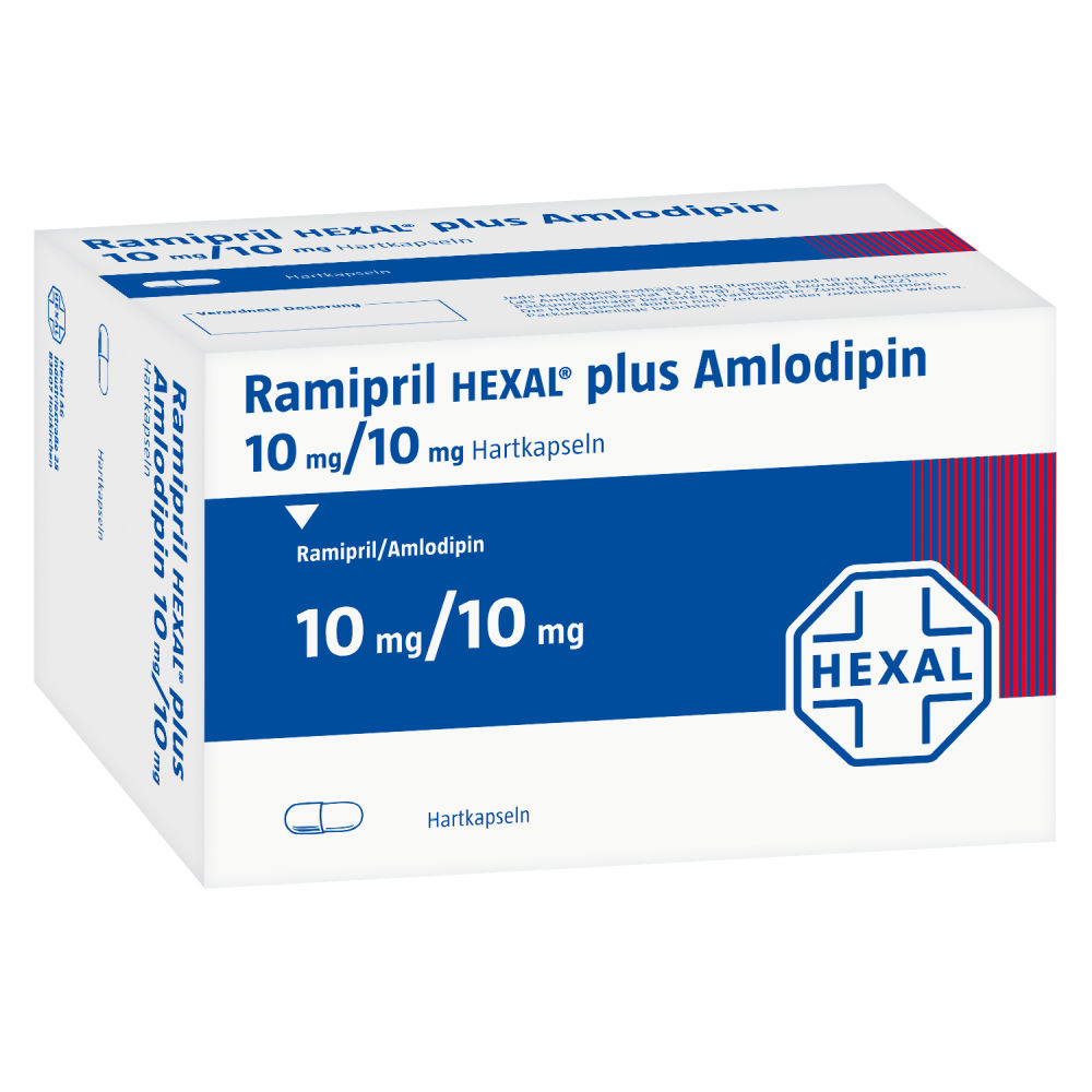 Ramipril HEXAL plus Amlodipin 10mg/10mg 100 St Hartkapseln