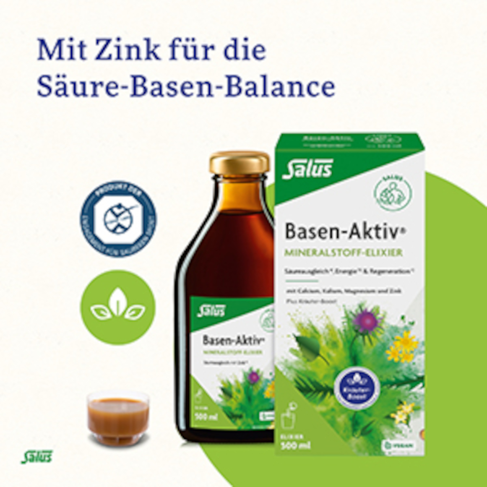 Basen-Aktiv Mineralstoff-Kräuter-Elixier  250 ml Elixier