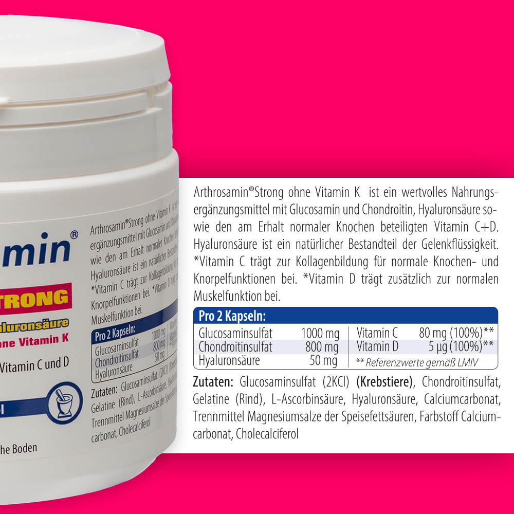 Arthrosamin Strong Ohne Vitamin K Kapseln 270 St Kapseln