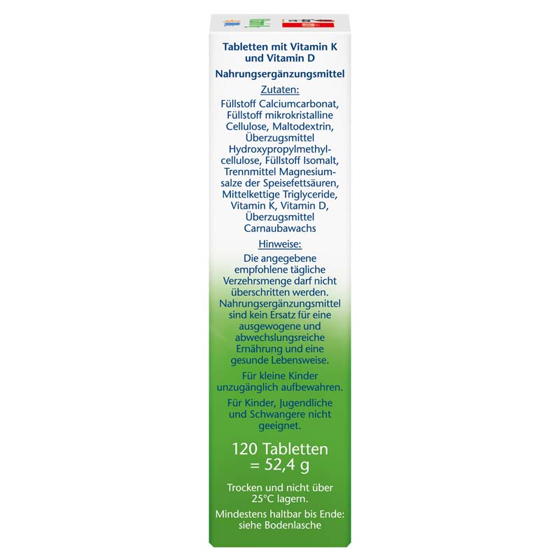 Doppelherz aktiv Vitamin K2+D3 1000 I.E. 120 St Tabletten